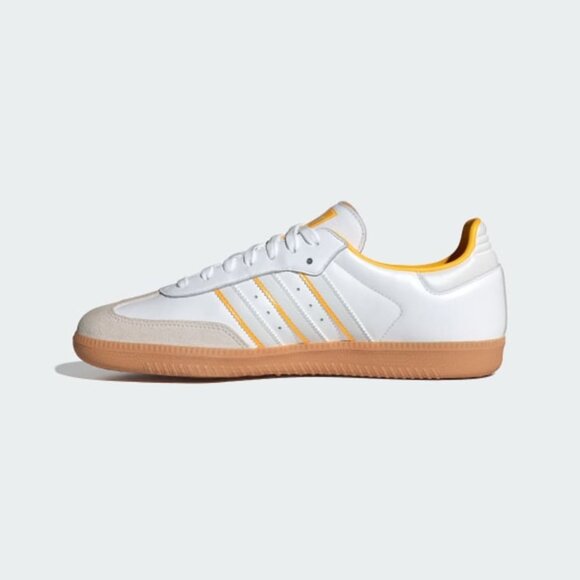 Adidas Samba OG Mens Sportswear Shoes White Yellow ID1479 NEW Multi Sz main image 8